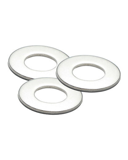 IMScrews 1/2 Inch SAE Flat Washers 304 Stainless Steel Polished Metal Spacers for Automotive Construction and Plumbing Projects 50 Pack