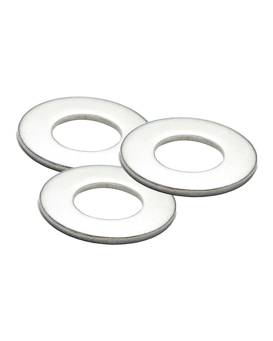 IMScrews 1/2 Inch SAE Flat Washers 304 Stainless Steel Polished Metal Spacers for Automotive Construction and Plumbing Projects 50 Pack