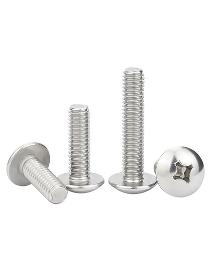 IMScrews M4-0.7 x 40mm Phillips Truss Head Bolts Screws, 304 Stainless Steel Machine Screws Pack of 50 - image 4