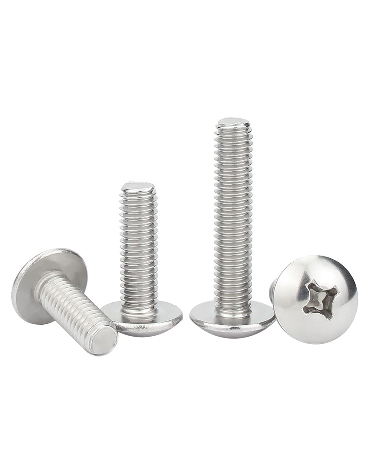 IMScrews M4-0.7 x 35mm Phillips Truss Head Bolts Screws, 304 Stainless Steel Machine Screws Pack of 100 - image 4