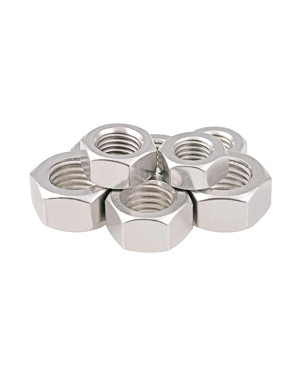 IMScrews 5/8-11 Hex Nuts 304 Stainless Steel Standard Coarse Thread Hexagonal Fasteners for Heavy Duty Automotive and Construction 10 Pack - image 5