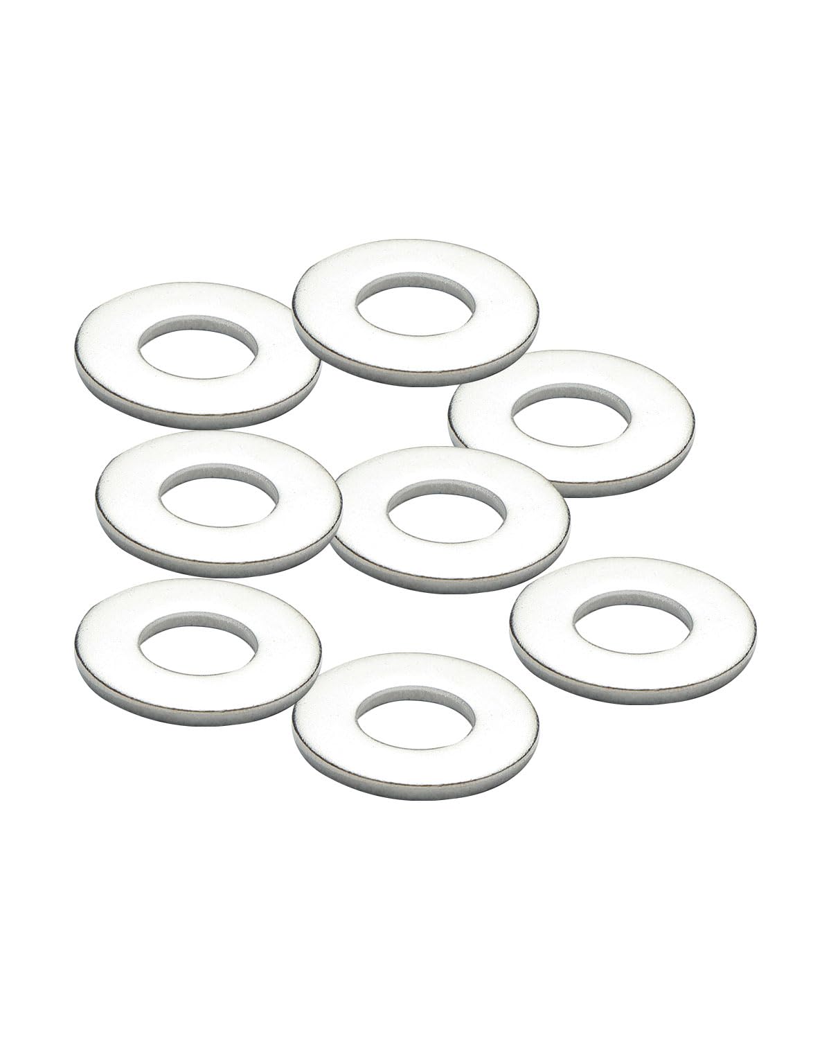 IMScrews 1/4 Inch SAE Flat Washers - Pack of 200 - Premium 304 Stainless Steel Washers for Dependable Fastening