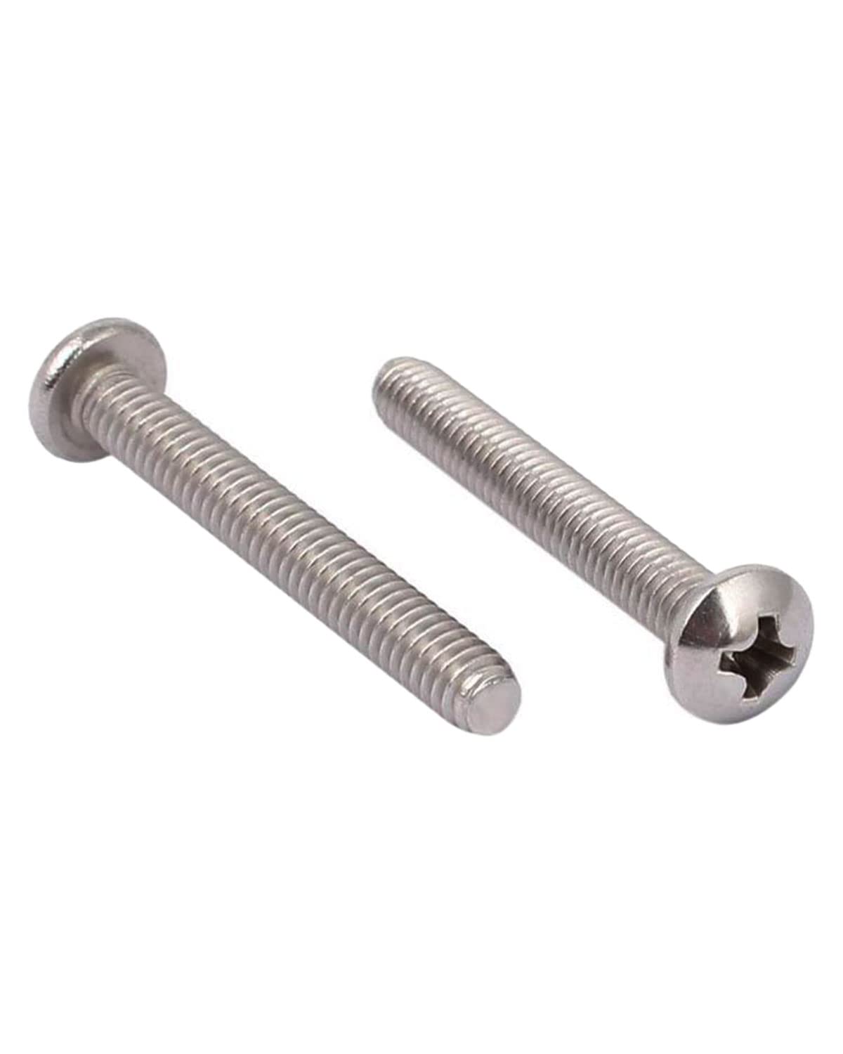 IMScrews #6-32 x 1-1/4" Phillips Pan Head Machine Screws, 304 Stainless Steel Bolts, Pack of 50