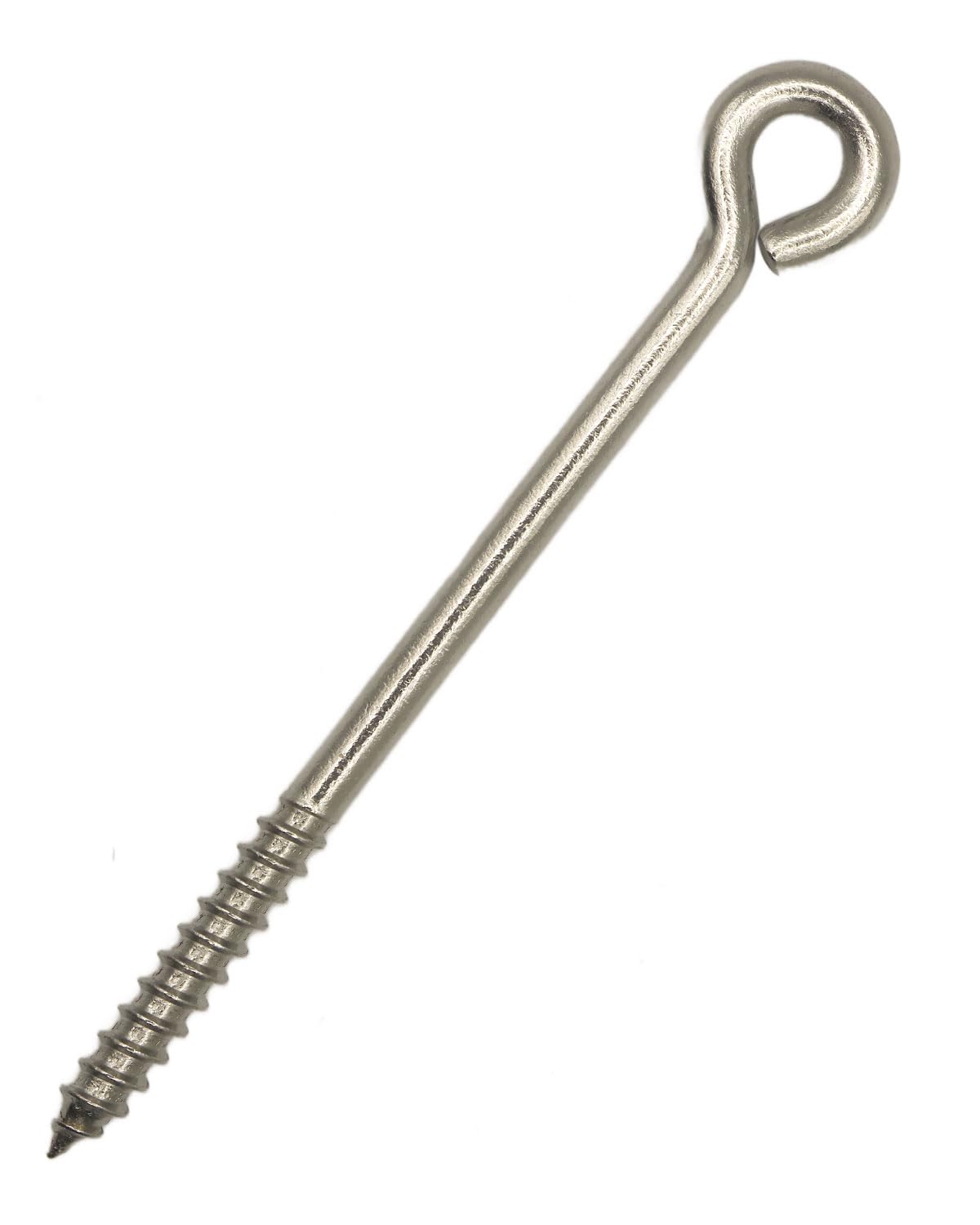 IMSCREWS 5-Pack 3.7-Inch Screw Eyes - Heavy-Duty Self-Tapping Eye Hooks for Securing Cables, Wire, and Hammocks, Ideal for Wood, Indoor & Outdoor Use