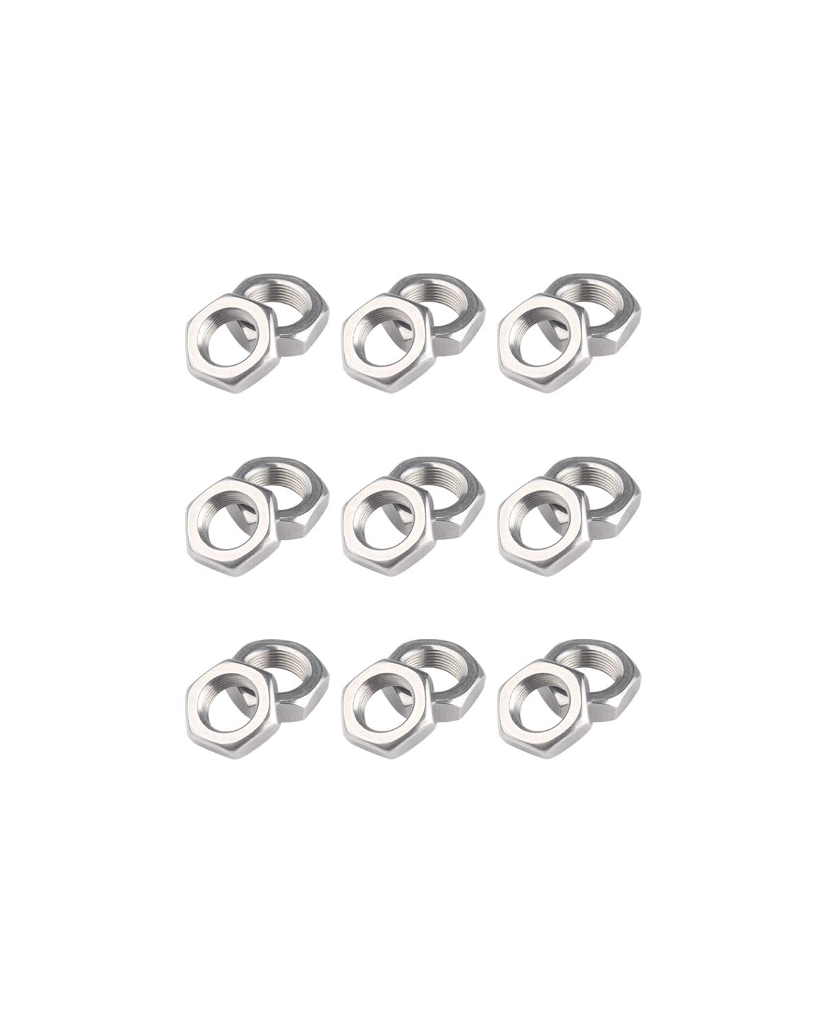 1/4-28 Hex Nuts - IMScrews 304 Stainless Steel Hex Nuts - Corrosion-Resistant Fasteners for Diverse Projects Pack of 100