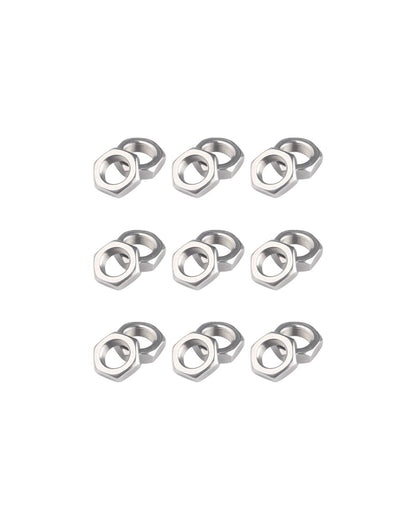 1/4-28 Hex Nuts - IMScrews 304 Stainless Steel Hex Nuts - Corrosion-Resistant Fasteners for Diverse Projects Pack of 100