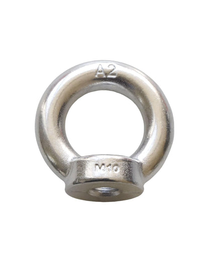 M10-1.5 Eye Nuts - IMScrews 304 Stainless Steel Eye Nuts - Resilient Hardware for Home Repairs and Professional Projects Pack of 4