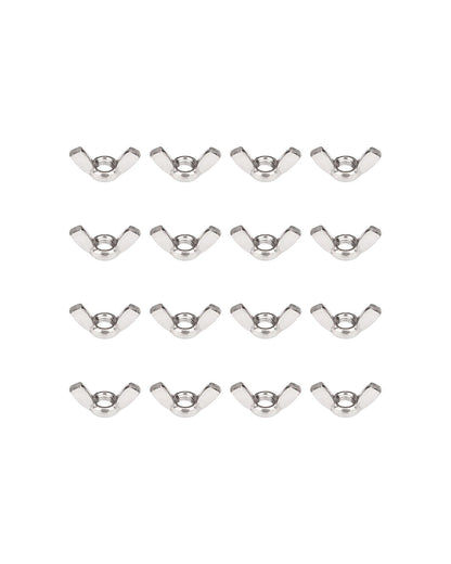 M3-0.5 Wing Nuts - IMScrews 304 Stainless Steel Wing Nuts - Durable Hardware for Home Maintenance and Professional Engineering Pack of 100
