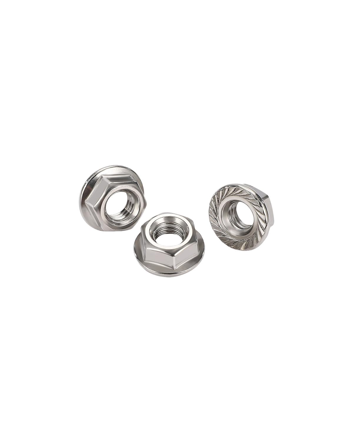 1/4-20 Flange Nuts - IMScrews 304 Stainless Steel Flange Nuts - Resilient Fasteners for Home Maintenance and Professional Projects Pack of 50 - image 4