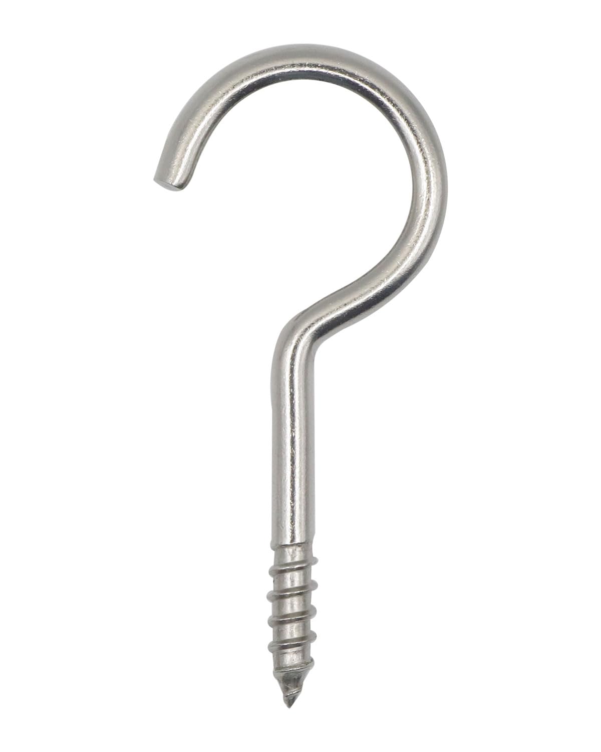IMSCREWS 3-1/8" Screws in Hooks - 304 Stainless Steel Screw Eyes (20-Pack) for Hammock Stands, Indoor Ceilings, and Outdoor Use