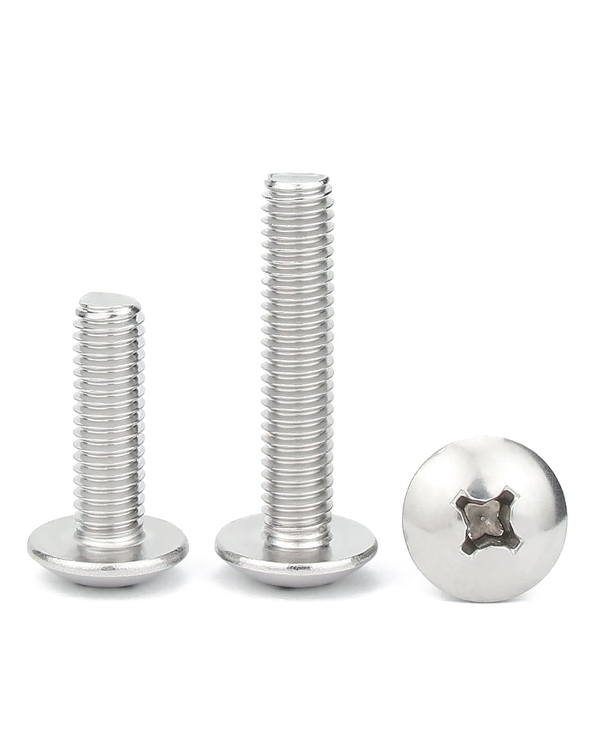 IMScrews #6-32 ¡Á 1/2" Phillips Truss Head Bolts Screws, 304 Stainless Steel Machine Screws Pack of 200 - image 5