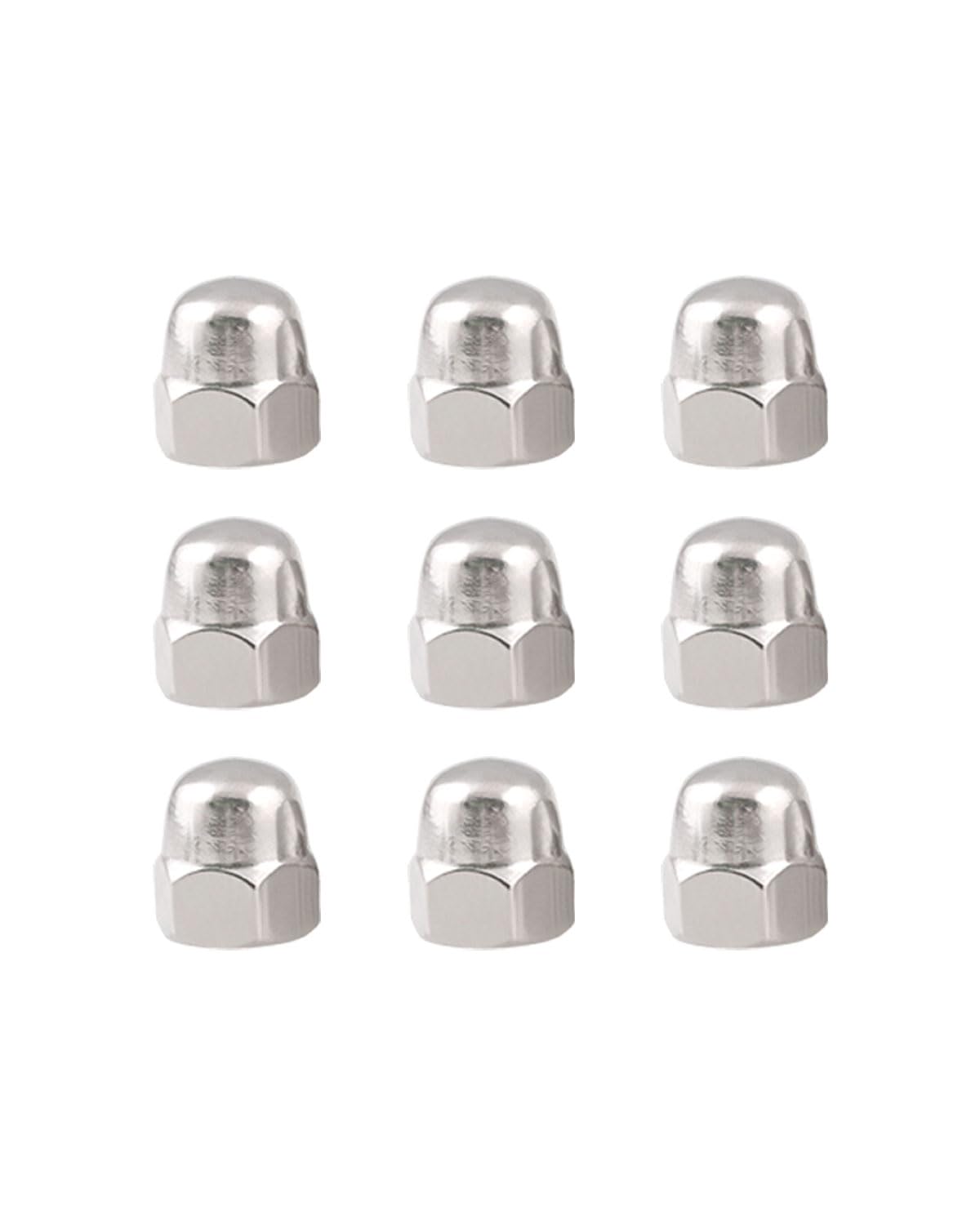 3/8-16 Acorn Nuts - IMScrews 304 Stainless Steel Acorn Nuts - Durable, Rust-Resistant Fasteners for Various Applications Pack of 25