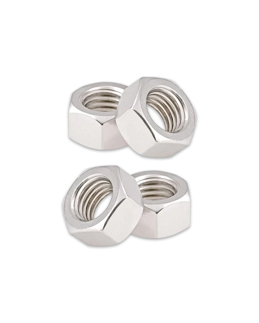 1/2-13 Hex Nuts - IMScrews 304 Stainless Steel Hardware Hex Nuts - Durable and Rust-Resistant Fasteners for Home Repairs and Professional Projects Pack of 5