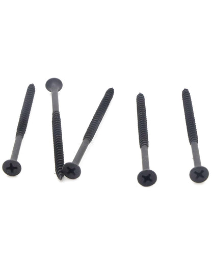 IMSCREWS #8 x 3" Drywall Screws, 100-Pack Fine Thread, Bugle Head, Phillips Drive, Black Phosphate Carbon Steel, Partial Thread for Interior Drywall and Metal Studs - image 5