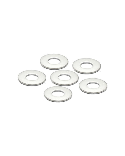 IMSCREWS 1/4" USS Flat Washers 304 Stainless Steel, 0.734" OD 0.055" Thick Large Metal Washers for Screws and Bolts, Rust Resistant Heavy Duty Washers for Outdoor Marine Construction, 25 Pack