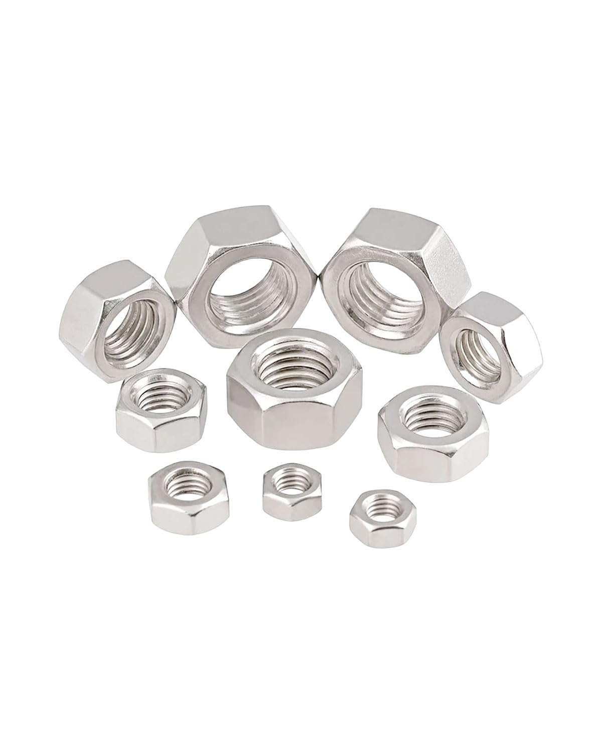 5/8-11 Hex Nuts - IMScrews 304 Stainless Steel Hardware Hex Nuts - Durable and Rust-Resistant Fasteners for Home Repairs and Professional Projects Pack of 2 - image 4