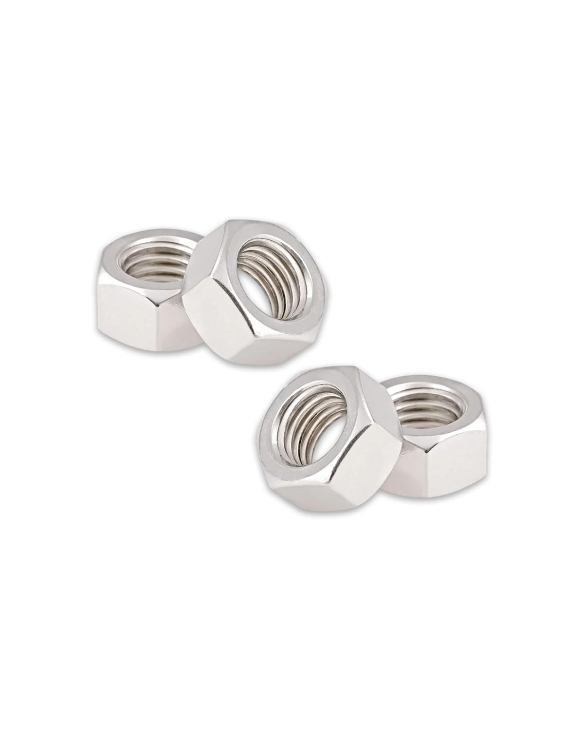 7/16-14 Hex Nuts - IMScrews 304 Stainless Steel Hardware Hex Nuts - Durable and Rust-Resistant Fasteners for Home Repairs and Professional Projects Pack of 5