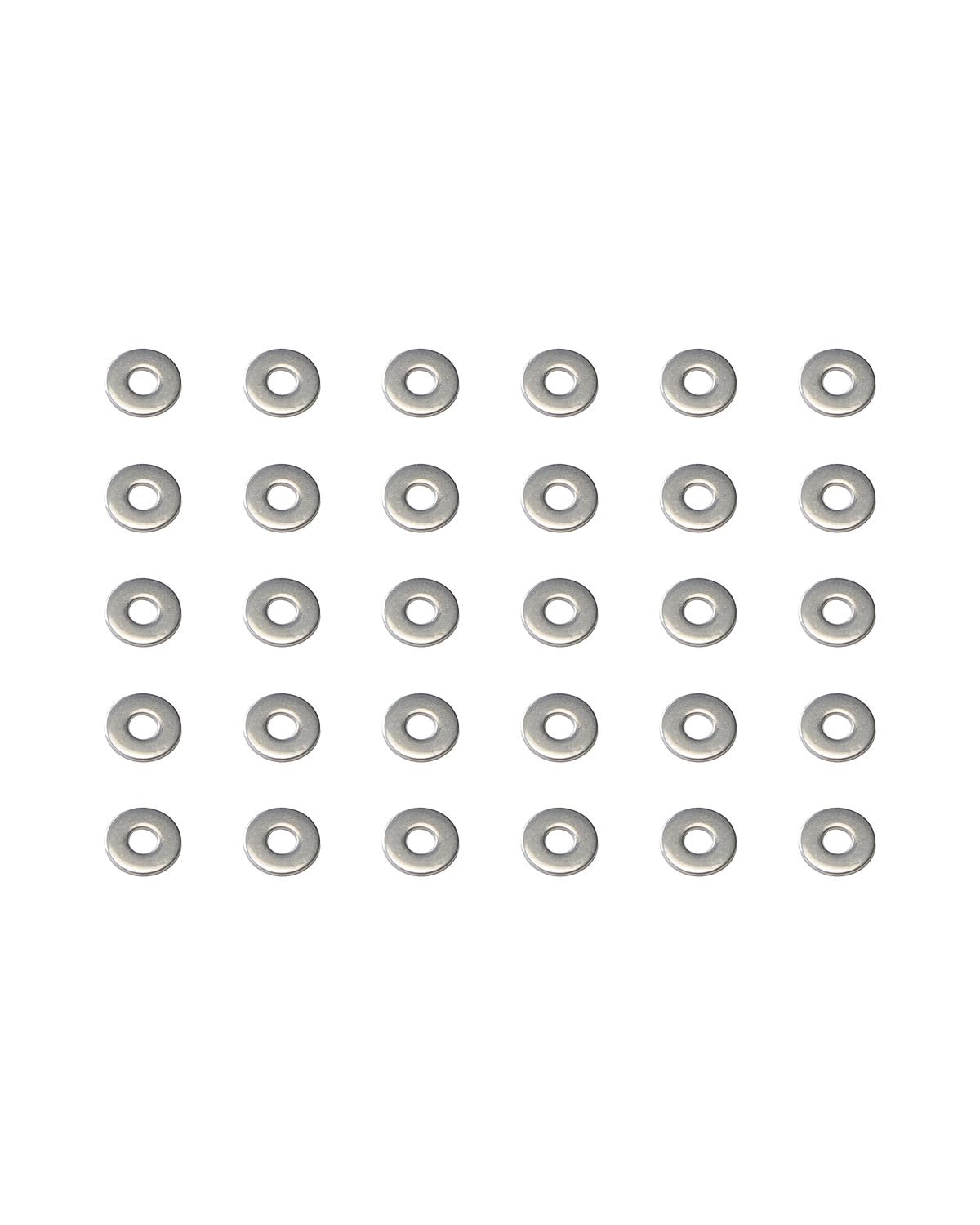 IMScrews M3 304 Stainless Steel Flat Washers for Bolts and Screws - Pack of 100 - Durable Hardware Essentials