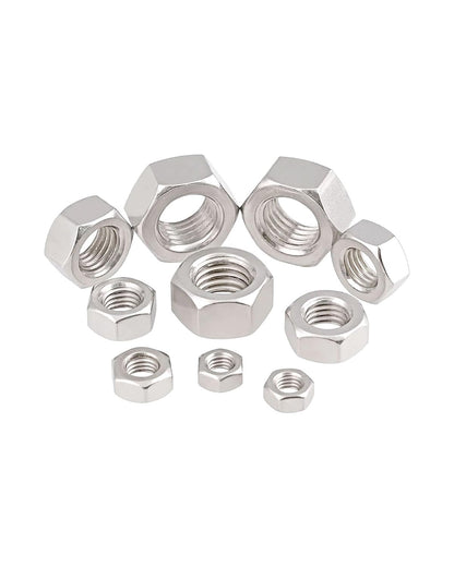 IMScrews 5/8-11 Hex Nuts 304 Stainless Steel Standard Coarse Thread Hexagonal Fasteners for Heavy Duty Automotive and Construction 10 Pack - image 4