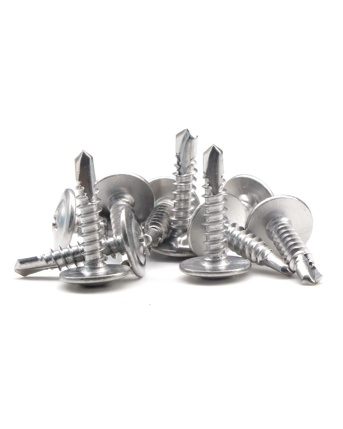 IMScrews #10 x 3/4" Truss Washer Head Self Tapping Screws, 410 Stainless Steel Sheet Metal Screws, Pack of 200 - image 6