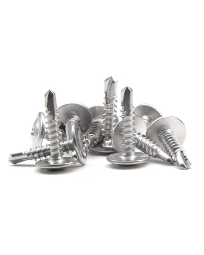 IMScrews #10 x 3/4" Truss Washer Head Self Tapping Screws, 410 Stainless Steel Sheet Metal Screws, Pack of 200 - image 6