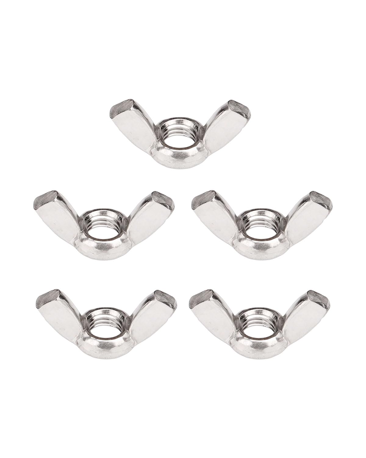 M10-1.5 Wing Nuts - IMScrews 304 Stainless Steel Wing Nuts - Durable Hardware for Home Maintenance and Professional Engineering Pack of 10