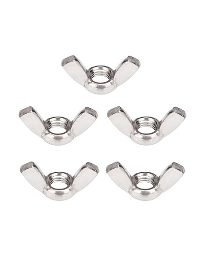 M10-1.5 Wing Nuts - IMScrews 304 Stainless Steel Wing Nuts - Durable Hardware for Home Maintenance and Professional Engineering Pack of 10