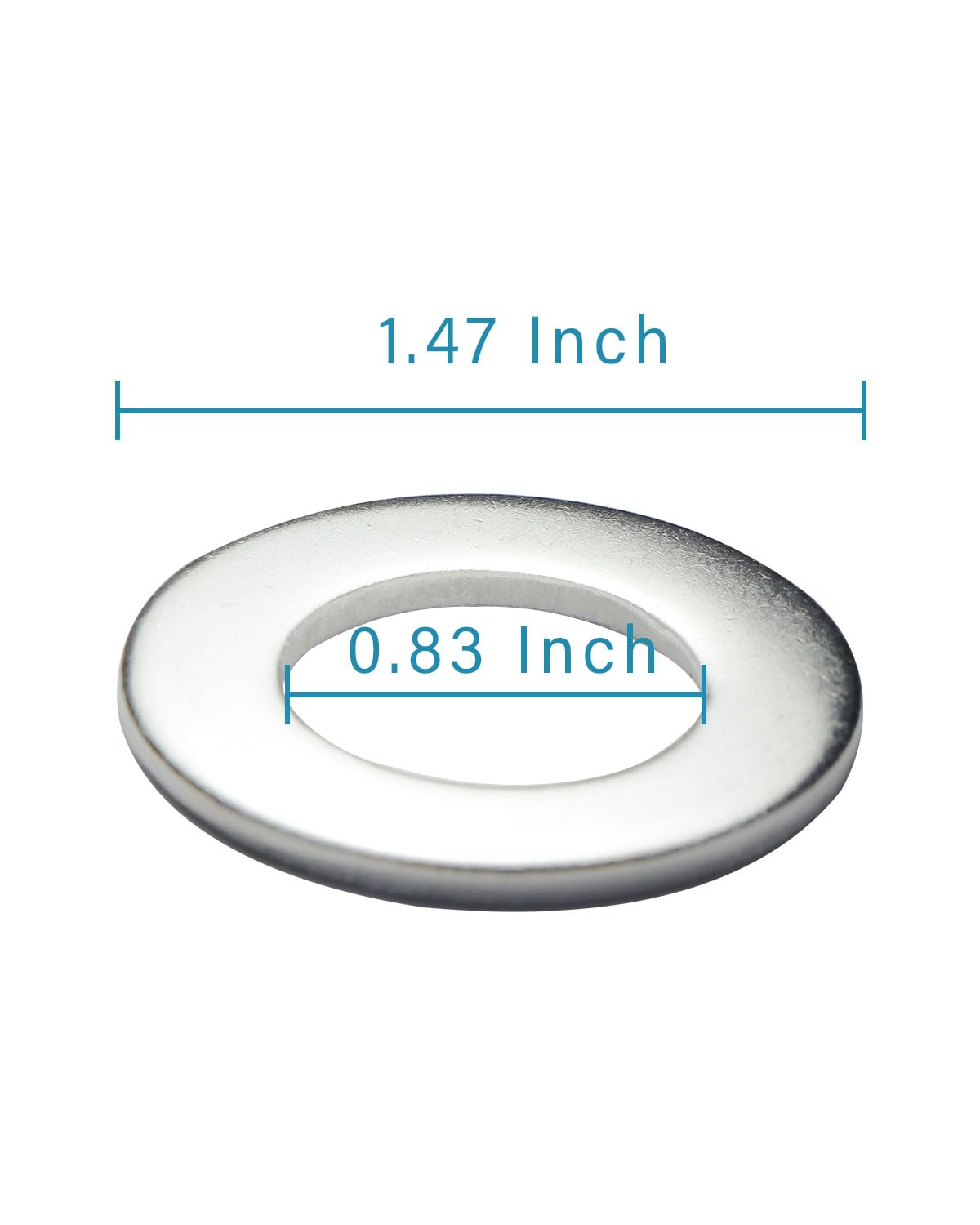 IMScrews 3/4 Inch SAE Flat Washers - Pack of 10 - Premium 304 Stainless Steel Washers for Robust Fastening - image 3