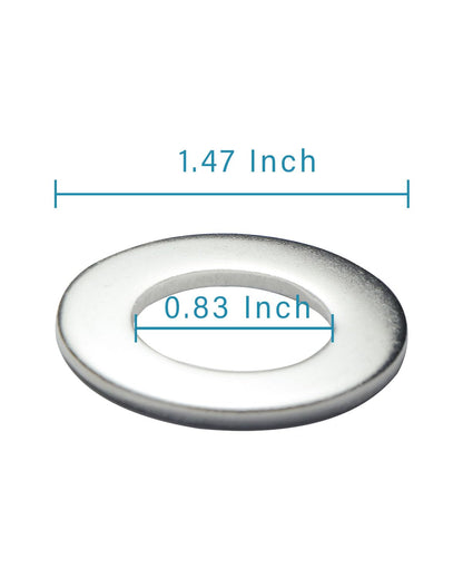IMScrews 3/4 Inch SAE Flat Washers - Pack of 10 - Premium 304 Stainless Steel Washers for Robust Fastening - image 3
