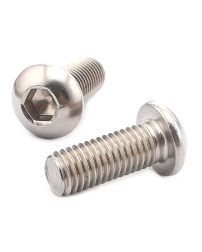 IMScrews 1/4-20 x 1" Button Head Socket Cap Bolts Screws, 304 Stainless Steel, Allen Hex Drive, Pack of 25