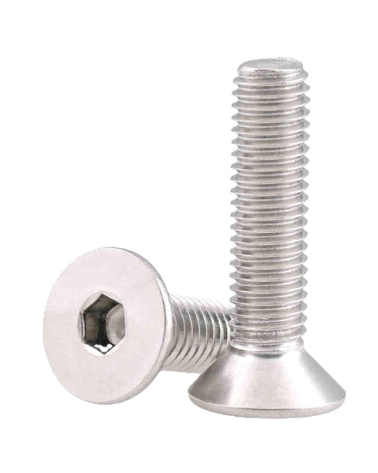 IMScrews 1/4-20 x 1-1/4" Flat Head Machine Screws, 304 Stainless Steel, Allen Drive, Pack of 75