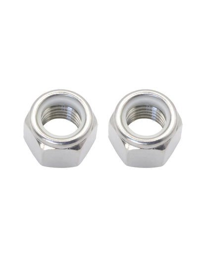 1/2-13 Locknuts - IMScrews 304 Stainless Steel Hardware Locknuts - Durable and Rust-Resistant Fasteners for Home Repairs and Professional Projects Pack of 2