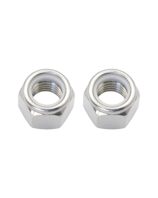 1/2-13 Locknuts - IMScrews 304 Stainless Steel Hardware Locknuts - Durable and Rust-Resistant Fasteners for Home Repairs and Professional Projects Pack of 2