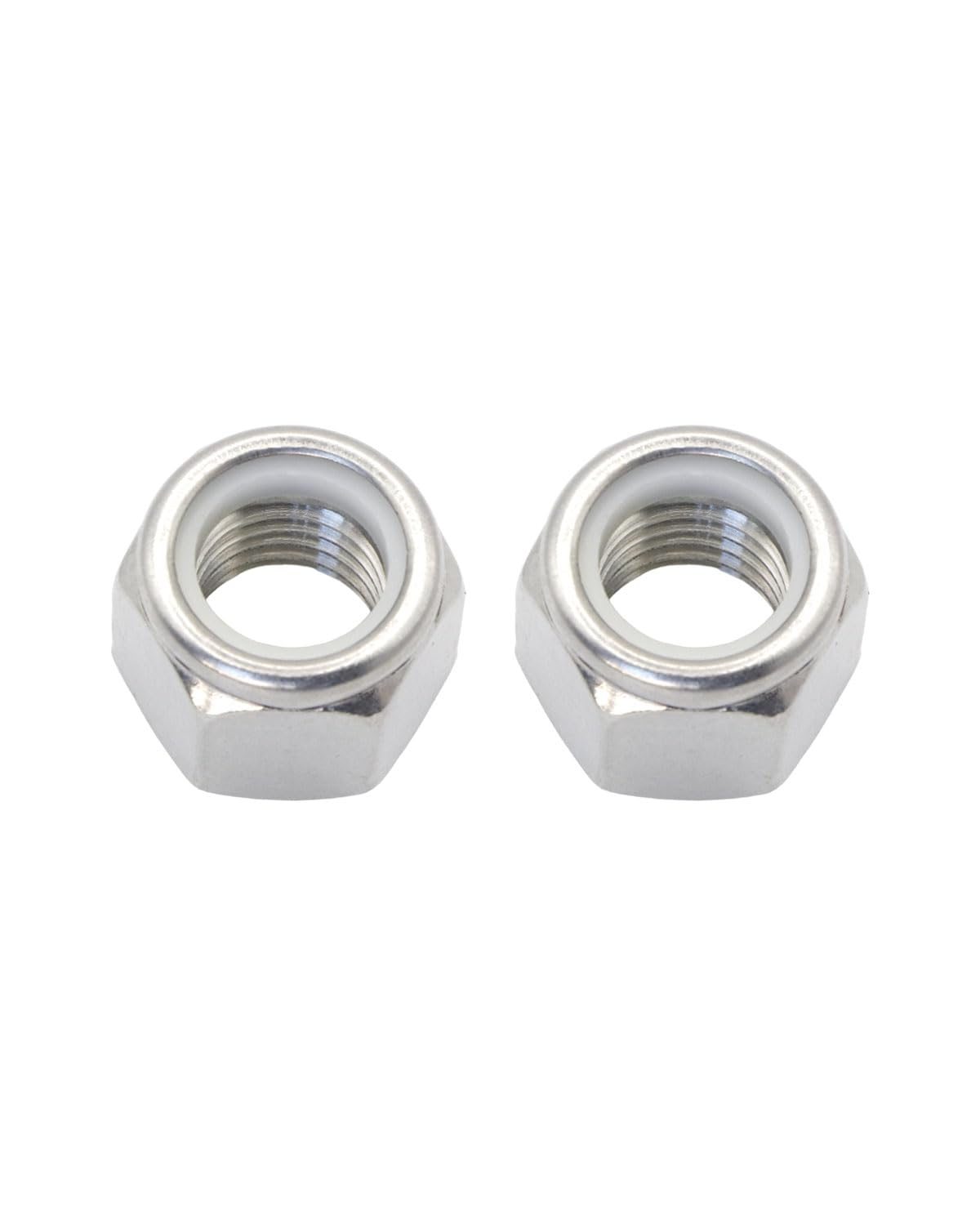 1/2-13 Locknuts - IMScrews 304 Stainless Steel Hardware Locknuts - Durable and Rust-Resistant Fasteners for Home Repairs and Professional Projects Pack of 10