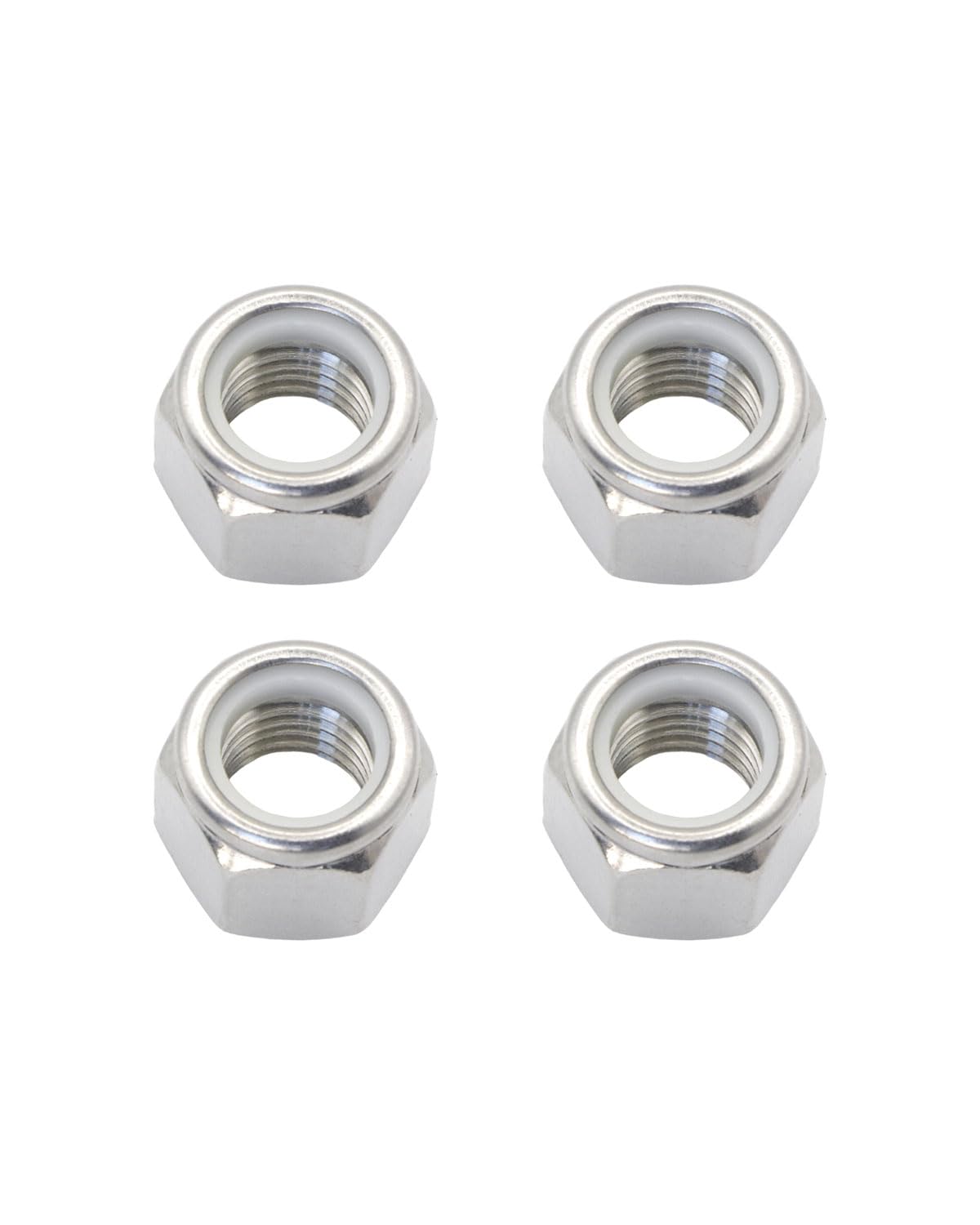 7/16-14 Locknuts - IMScrews 304 Stainless Steel Hardware Locknuts - Durable and Rust-Resistant Fasteners for Home Repairs and Professional Projects Pack of 5