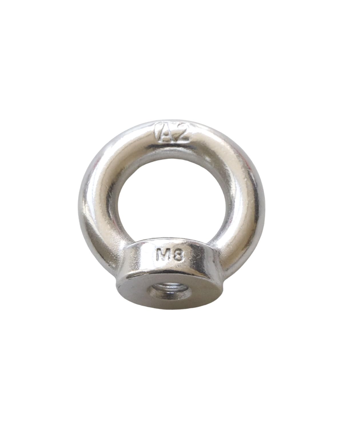 M8-1.25 Eye Nuts - IMScrews 304 Stainless Steel Eye Nuts - Resilient Hardware for Home Repairs and Professional Projects Pack of 8