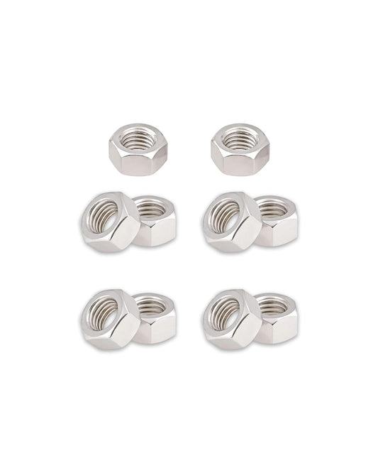 5/16-18 Hex Nuts - IMScrews 304 Stainless Steel Hardware Hex Nuts - Durable and Rust-Resistant Fasteners for Home Repairs and Professional Projects Pack of 10