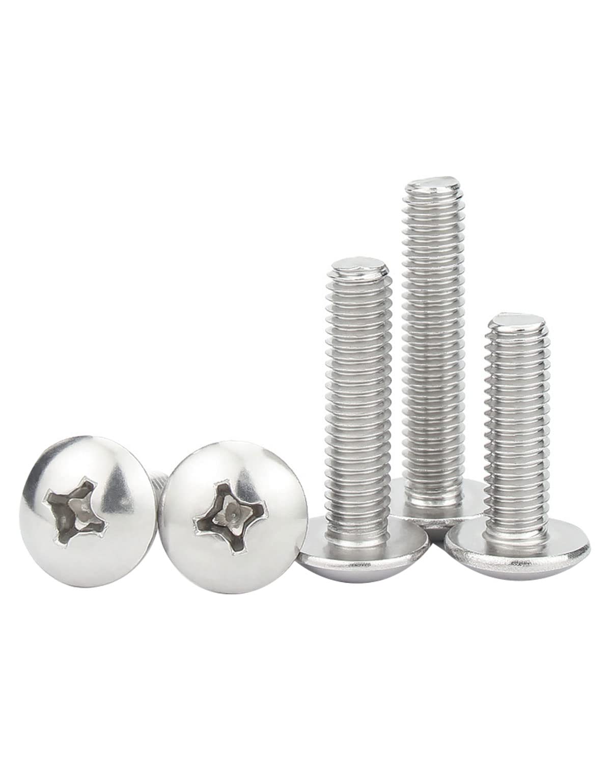 IMScrews M4-0.7 x 35mm Phillips Truss Head Bolts Screws, 304 Stainless Steel Machine Screws Pack of 100 - image 3