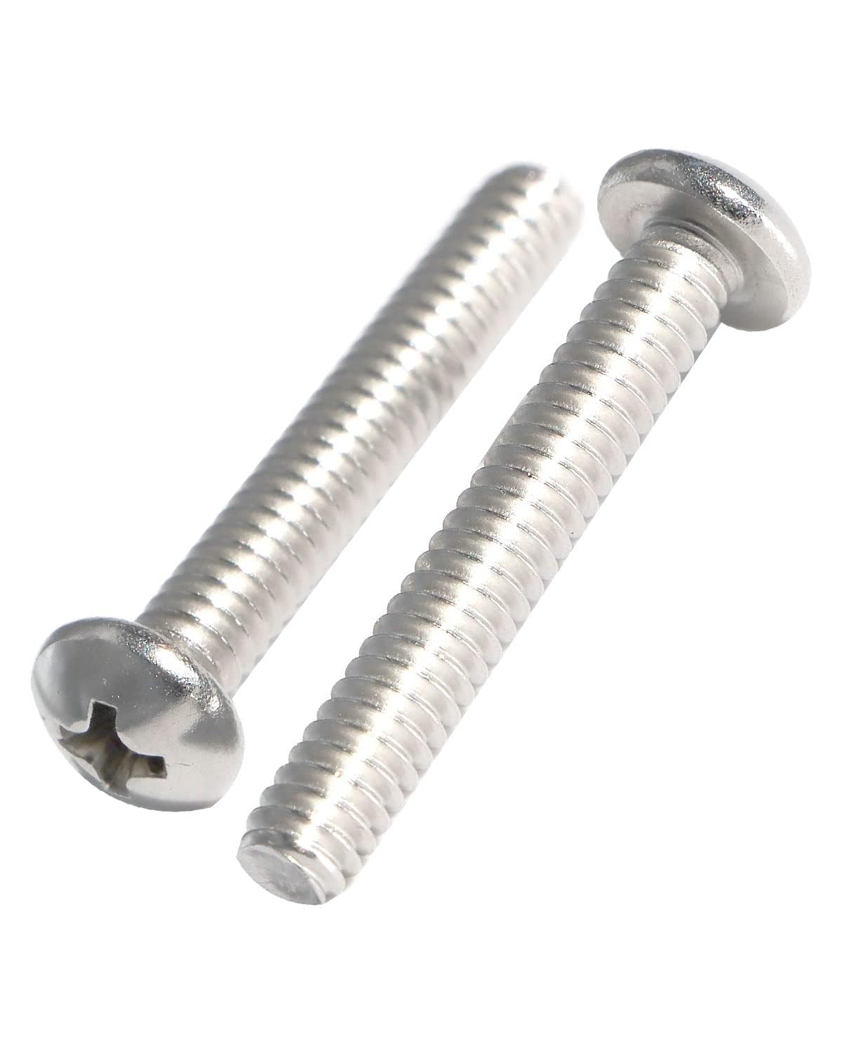 IMScrews #10-24 x 1-1/4" Phillips Pan Head Machine Screws, 304 Stainless Steel Bolts, Pack of 20
