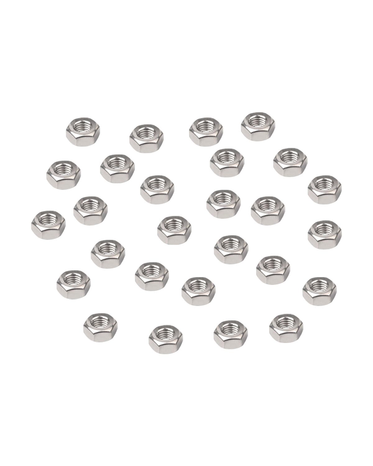M5-0.8 Hex Nuts - IMScrews 304 Stainless Steel Hex Nuts - Durable, Rust-Resistant Fasteners for Home Repair and Professional Projects Pack of 100