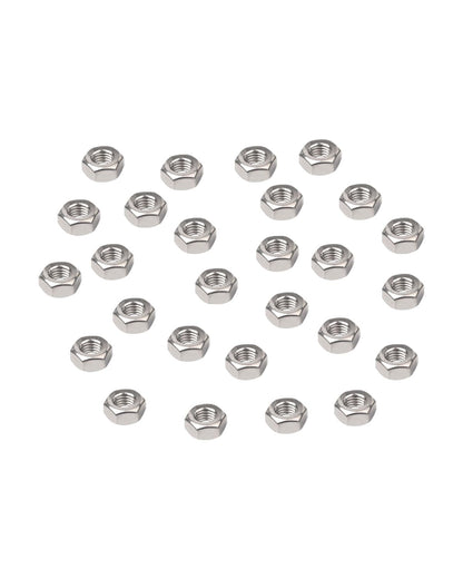 M5-0.8 Hex Nuts - IMScrews 304 Stainless Steel Hex Nuts - Durable, Rust-Resistant Fasteners for Home Repair and Professional Projects Pack of 100