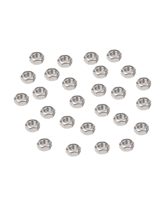 M5-0.8 Hex Nuts - IMScrews 304 Stainless Steel Hex Nuts - Durable, Rust-Resistant Fasteners for Home Repair and Professional Projects Pack of 100