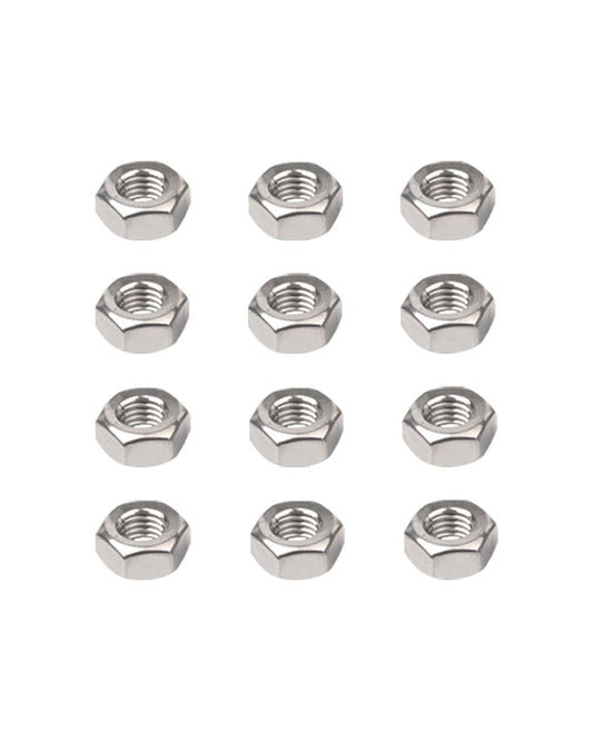 M8-1.25 Hex Nuts - IMScrews 304 Stainless Steel Hex Nuts - Durable, Rust-Resistant Fasteners for Home Repair and Professional Projects Pack of 25