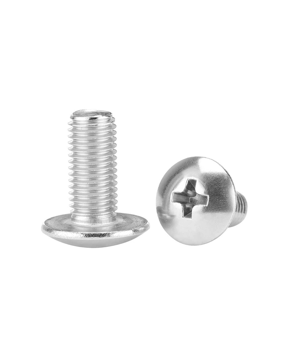 IMScrews 1/4-20 ¡Á 1/2" Phillips Truss Head Bolts Screws, 304 Stainless Steel Machine Screws Pack of 50 - image 3