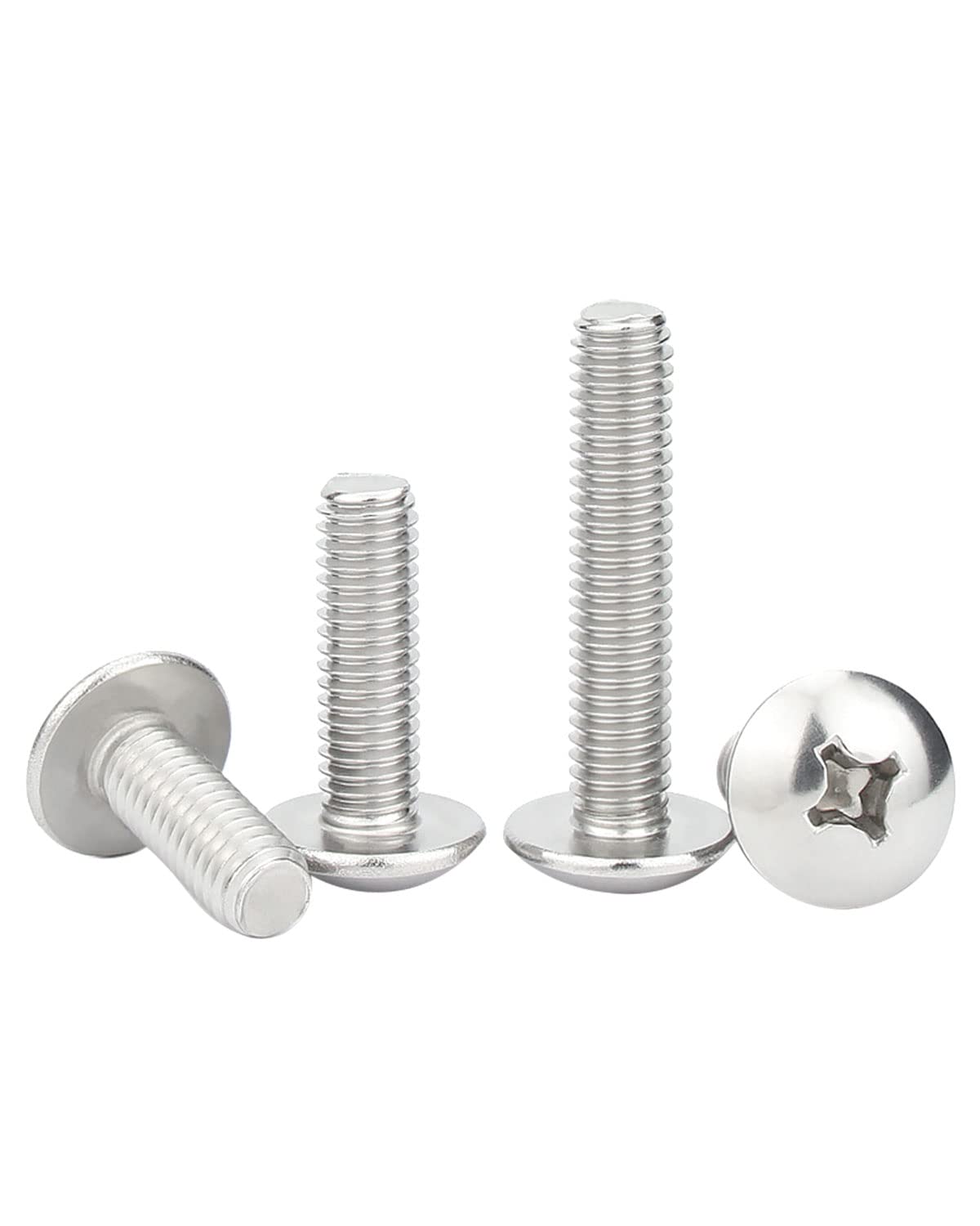 IMScrews #6-32 ¡Á 1/2" Phillips Truss Head Bolts Screws, 304 Stainless Steel Machine Screws Pack of 100 - image 4