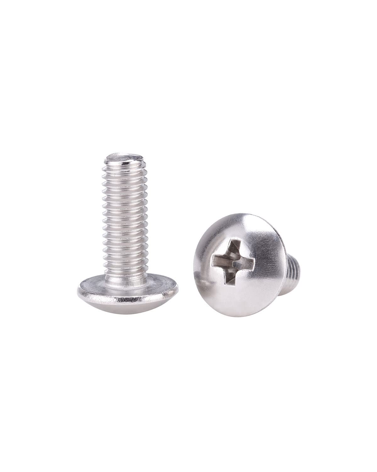 IMScrews #6-32 ¡Á 1/2" Phillips Truss Head Bolts Screws, 304 Stainless Steel Machine Screws Pack of 200