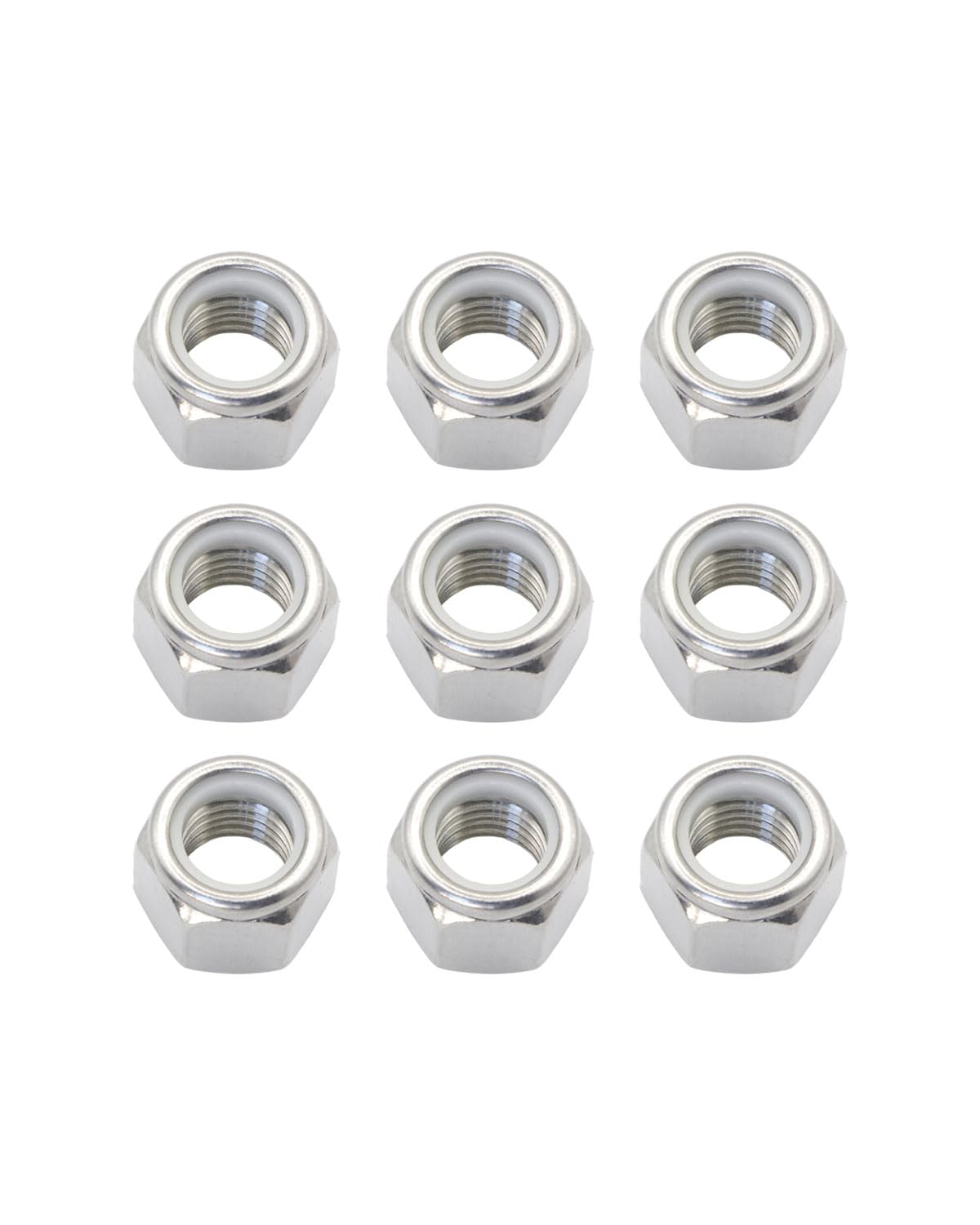 1/4-20 Locknuts - IMScrews 304 Stainless Steel Hardware Locknuts - Durable and Rust-Resistant Fasteners for Home Repairs and Professional Projects Pack of 100