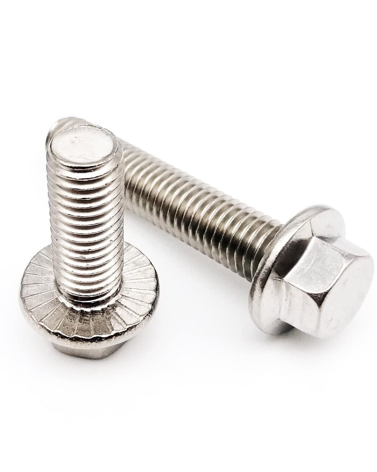 IMScrews M6-1.0 x 20mm Flanged Hex Wahser Head Bolts - Stainless Steel 18-8 (304) Machine Screws with Corrosion Resistance, Pack of 25 - image 4