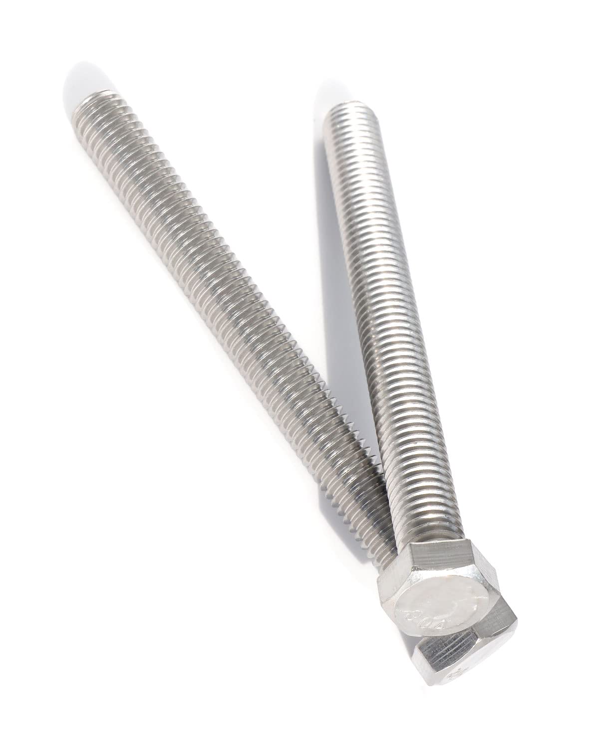 IMScrews Hex 1/2-13 x 5 Long Machine Screws, 304 Stainless Steel Bolts, Pack of 2 - image 3