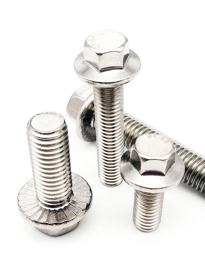 IMScrews M6-1.0 x 16mm Flanged Hex Wahser Head Bolts - Stainless Steel 18-8 (304) Machine Screws with Corrosion Resistance, Pack of 50 - image 6